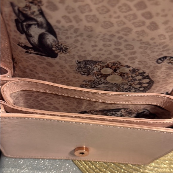 Ted Baker Pink and Tan Crossbody Bag - Picture 6 of 7